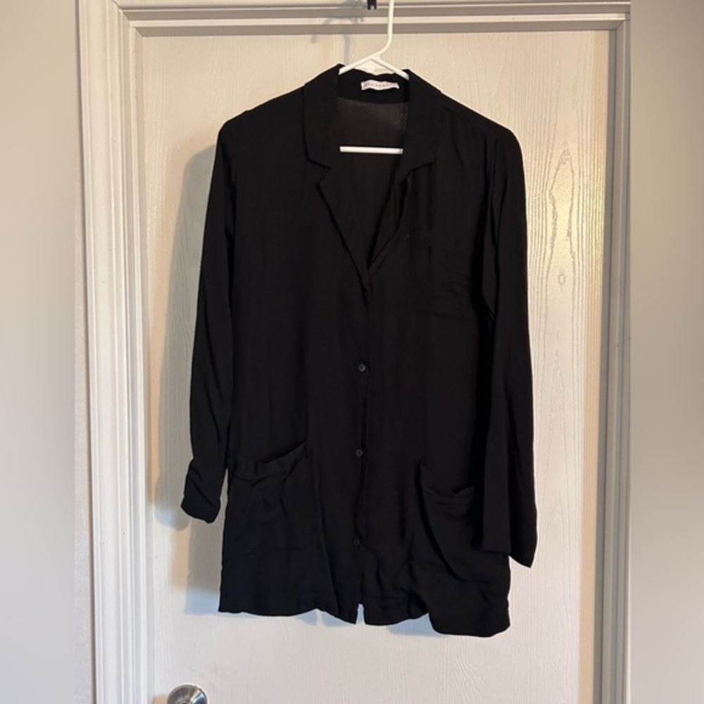 Neu Nomads boyfriend button up Modal from lotus flower organic top XS